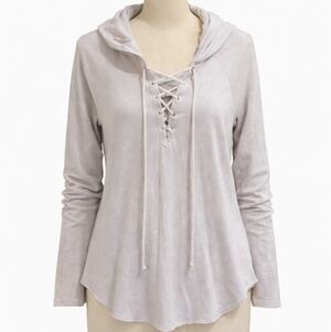 American Eagle Plush Sweater Blush L